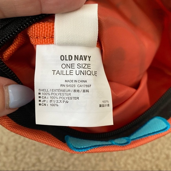 Old Navy 5.5” x 8.5” Orange Fox Zip up Pencil Pouch - Picture 3 of 6